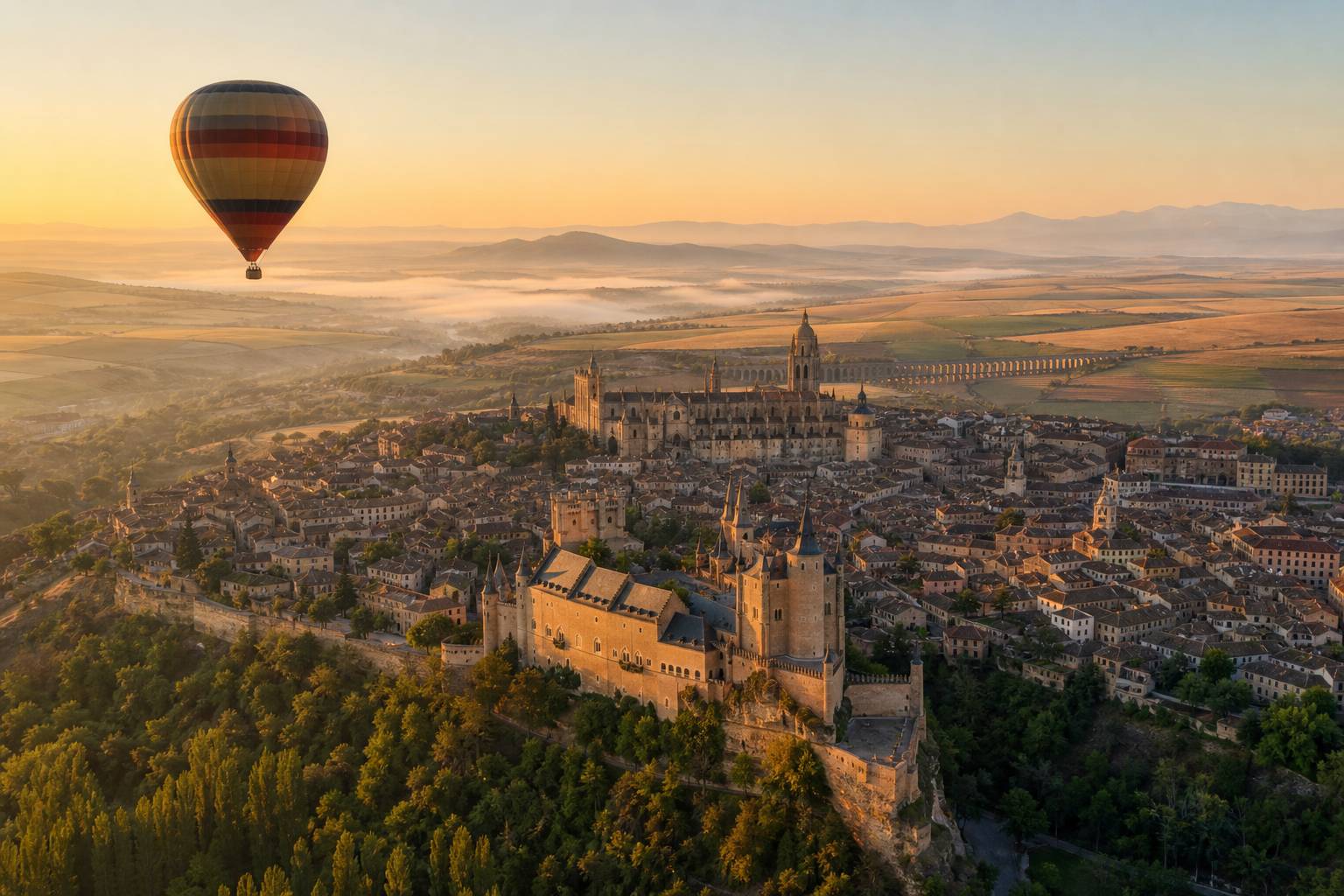 Paseo en globo sobre Segovia: guía para un vuelo panorámico