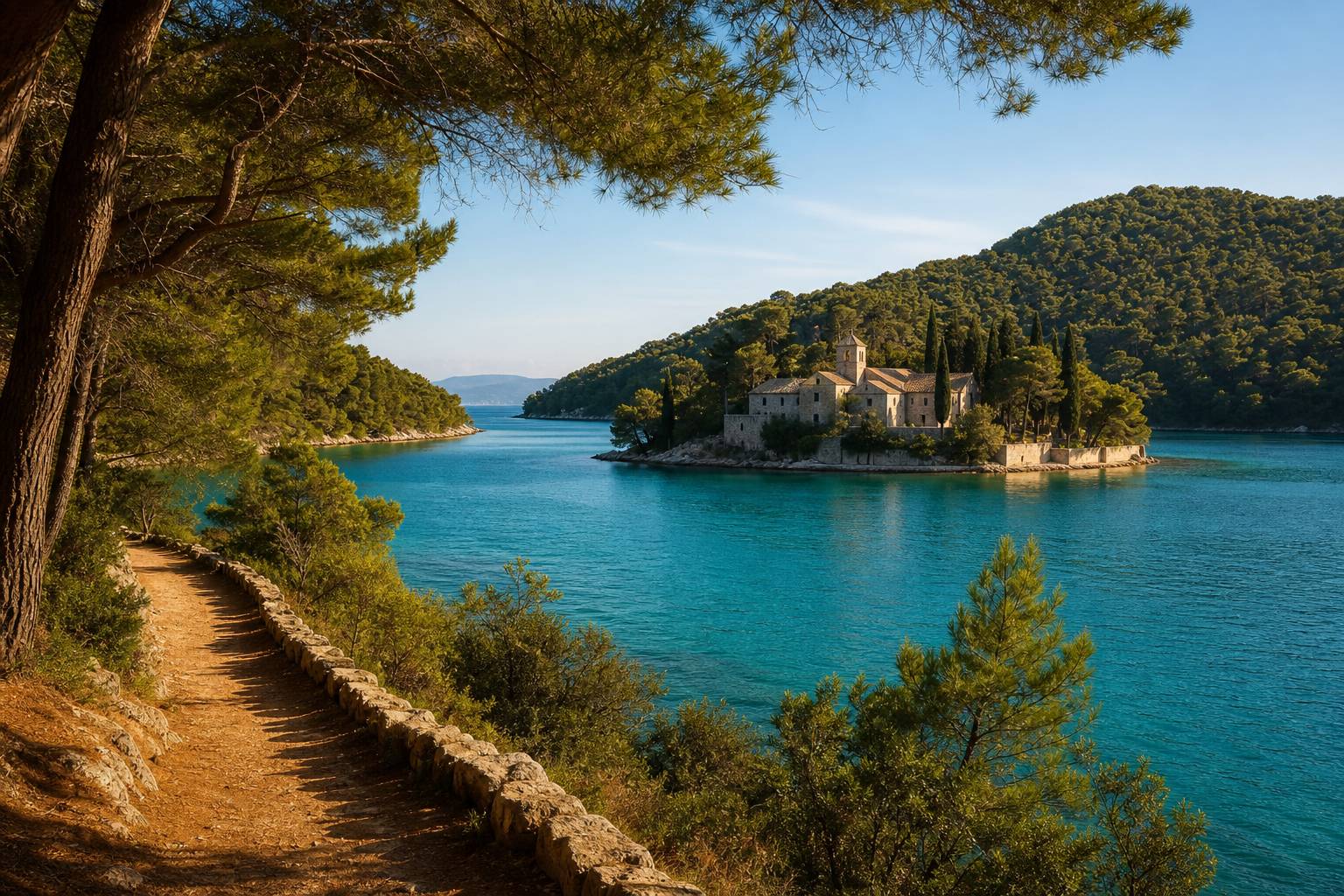Ruta por la isla de Mljet: parques naturales, playas y senderos tranquilos en Croacia